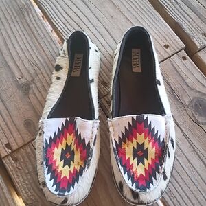 Myra 9 Women's Aztec Pattern Loafers